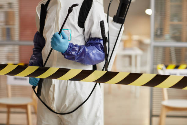 Professional Biohazard technician working in Bretton Woods, NH